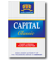 Capital Blue Cigarettes