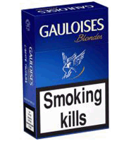 Gauloises Blondes Blue Cigarettes