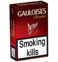 Gauloises Blondes Red Cigarettes