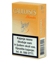 Gauloises Blondes Yellow
 Cigarettes