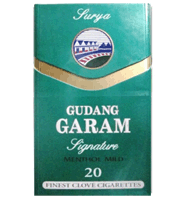 Gudang Garam Signature Menthol Clove Kretek Cigarettes