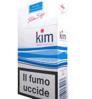 Kim Slim Size Blue Cigarettes