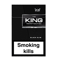 King Black Slims Cigarettes