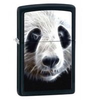 Zippo Black Panda Black Matte Outdoor Lighter (model: 28358) Tobacco