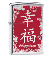 Zippo Chinese Happiness Lighter (model: 28067) Tobacco