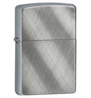 Zippo Diagonal Weave Lighter (model: 28182) Tobacco