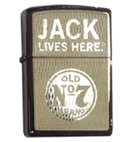 Zippo Jack Lives Here Lighter (model: 150-MP322990) Tobacco