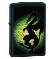 Zippo Lighter Triptych Dragon (model: 28135) Tobacco