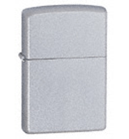 Zippo Satin Chrome Lighter Tobacco