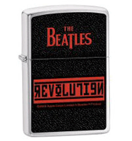 Zippo The Beatles Revolution Brushed Chrome Lighter Tobacco